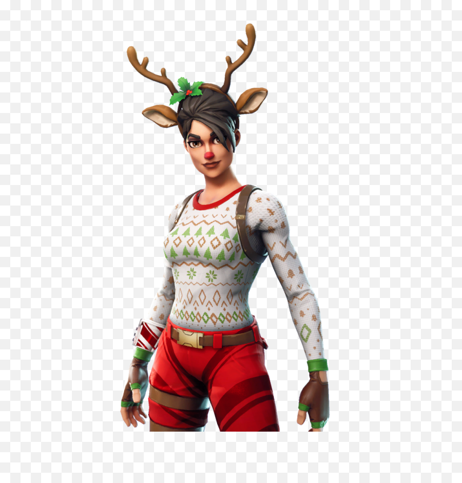 Hd Fortnite Character Png - Fortnite Red Nosed Raider Png Emoji,Fortnite Character Png