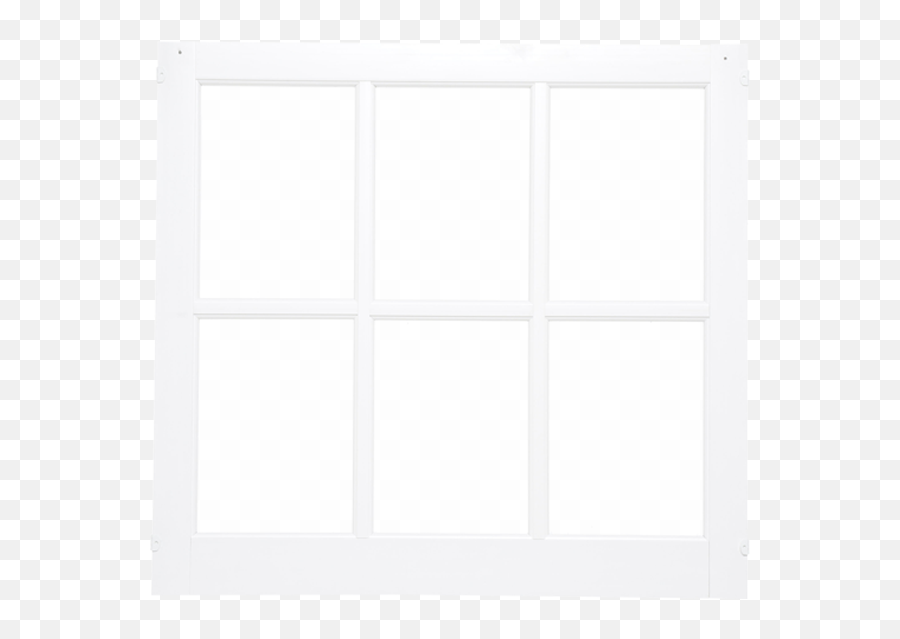 Tafco Windows 31 In X 29 In Utility Fixed Picture Vinyl Emoji,White Grid Transparent