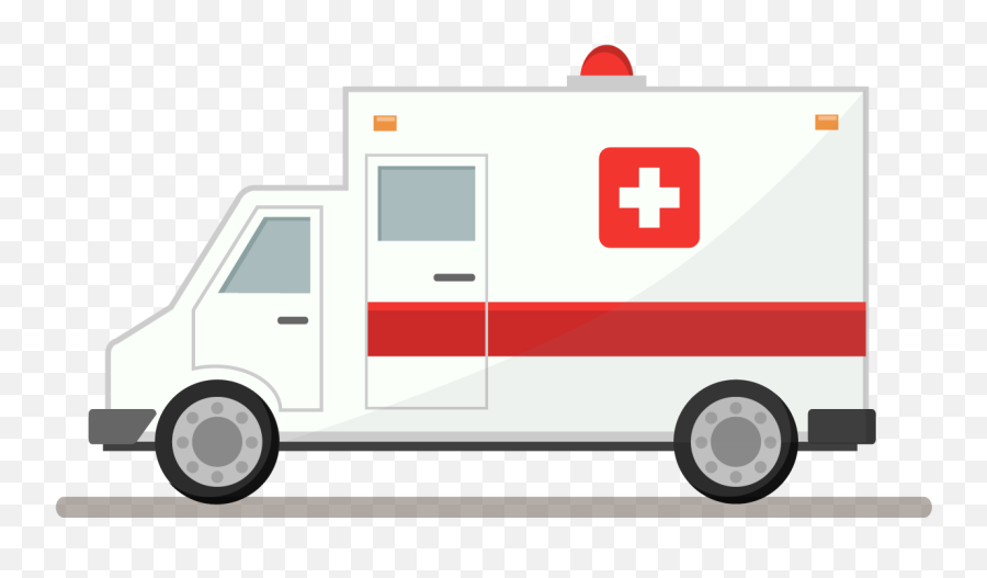 Ambulance Clipart Transparent - Ambulance Png Clipart Emoji,Ambulance Clipart