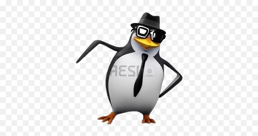 The Most Edited - Penguins Meme Emoji,Omegalul Png