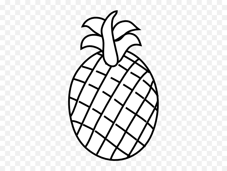 Pineapple Clip Art At Clker - Pineapple Clip Art Emoji,Pineapple Clipart