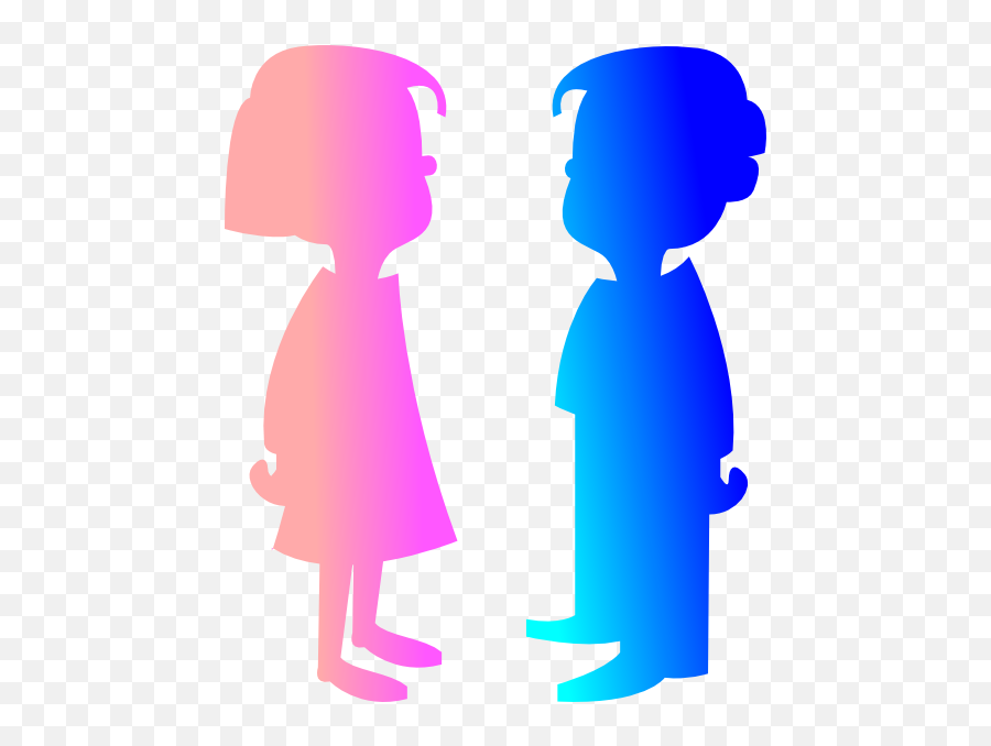 Boy And Girl Clip Art At Clker - Boy Or Girl Clipart Emoji,Boy And Girl Clipart