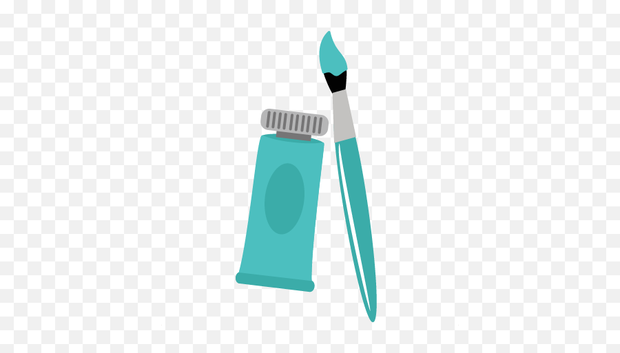 Paint Brush Svg File Paint Tube Svg File Art Svg Files For Emoji,Paintbrush Png