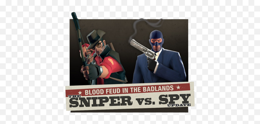 Sniper Vs Spy Update - Official Tf2 Wiki Official Team Spy Team Fortress 2 Sniper Emoji,Vs Png