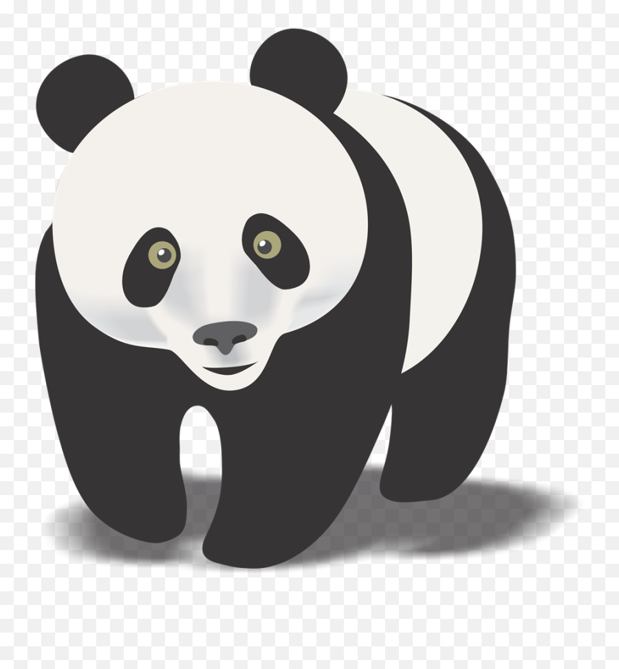 Red Panda Clip Art At Vector Clip Art - Giant Panda Clipart Emoji,Panda Clipart