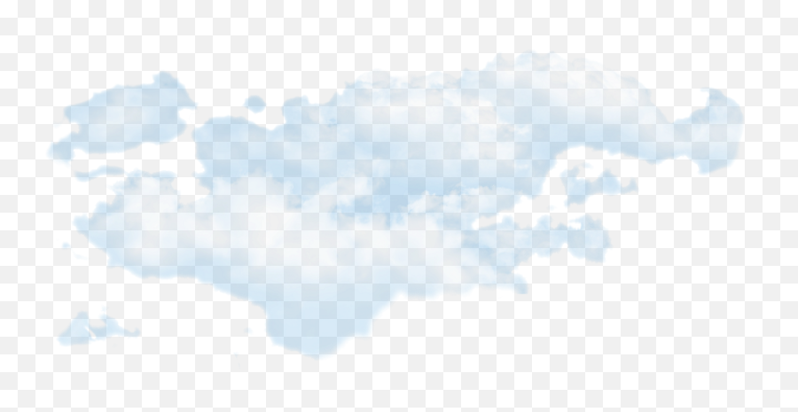 White - Blue Transparent Clouds Png Emoji,Cloud Png