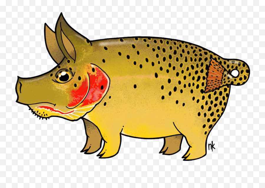 Nate Karnes Pig Cutthroat Trout Sticker - Pig Trout Clipart Cutthroat Trout Emoji,Trout Clipart