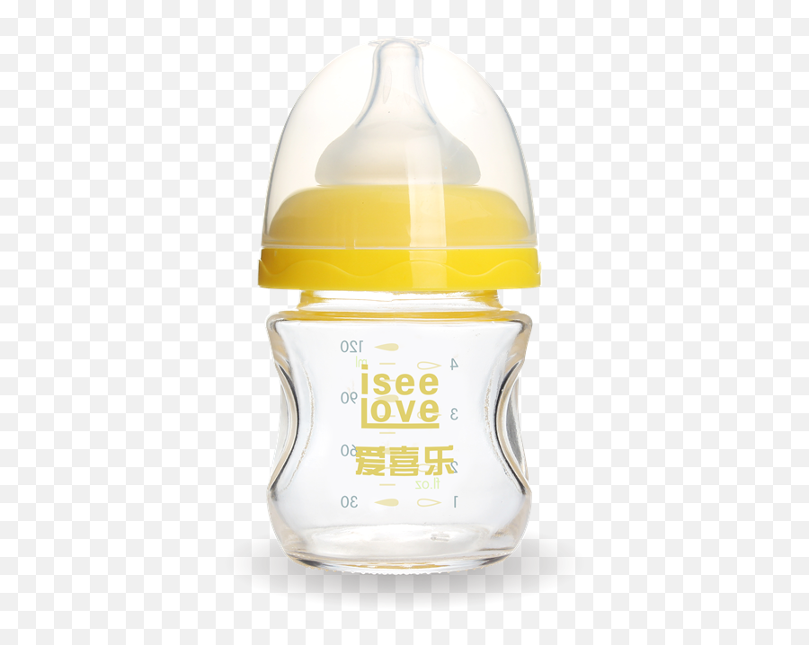 Wholesale 180ml 6oz Machine Made Baby Feeding Glass Bottle - Haberman Feeder Emoji,Baby Bottle Png