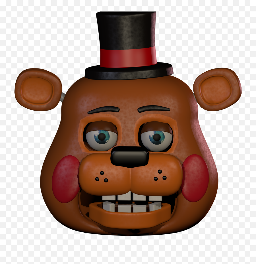 Toy Freddy Head In Render - Transparent Toy Freddy Head Emoji,Blender Render Transparent Background