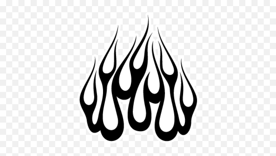 Download Free Png Flame Black And White Clipart 61325 - Fire Flame Black And White Fire Emoji,Flames Clipart Black And White