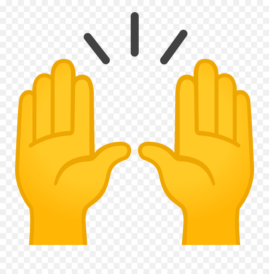 Raising Hands Emoji Clipart - Raising Hands Emoji,Hooray Clipart