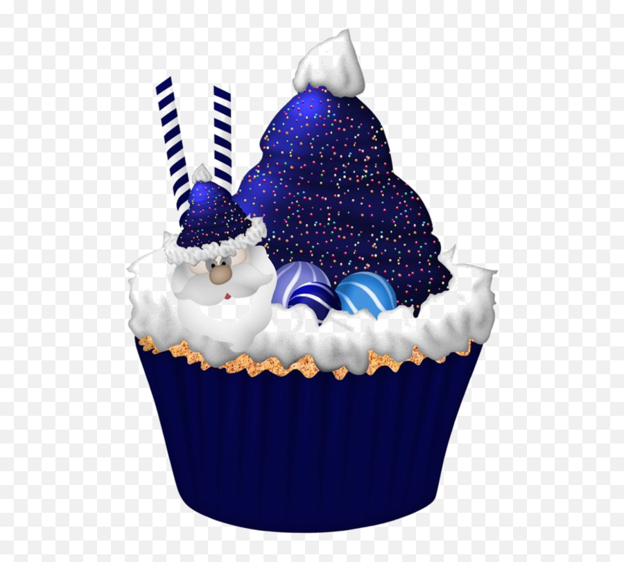 Cupcake Bolos E Etc Cupcake Clipart - Christmas Cupcakes Clipart Emoji,Birthday Cupcake Clipart