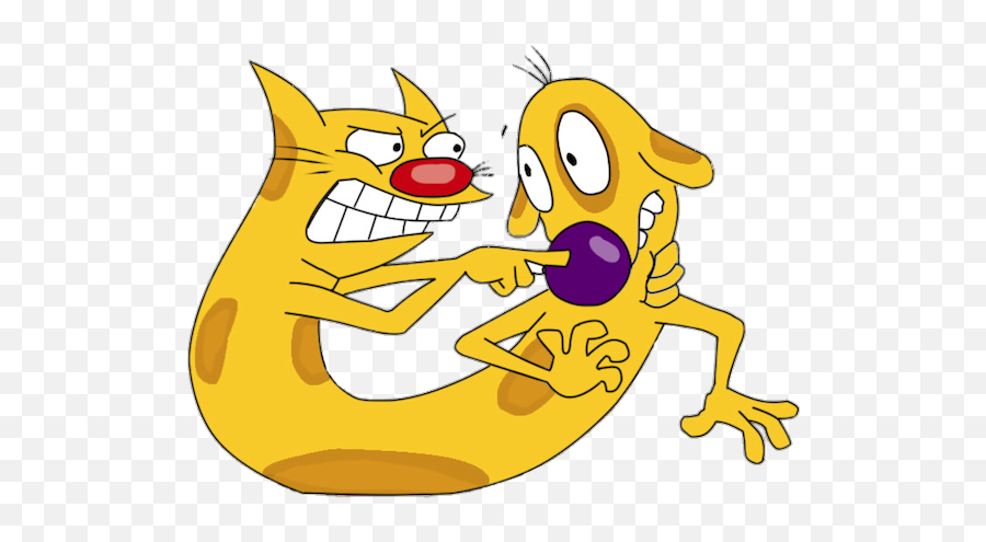 Check Out This Transparent Catdog Cat - Fight Like Cat And Dog Idiom Emoji,Cat And Dog Clipart