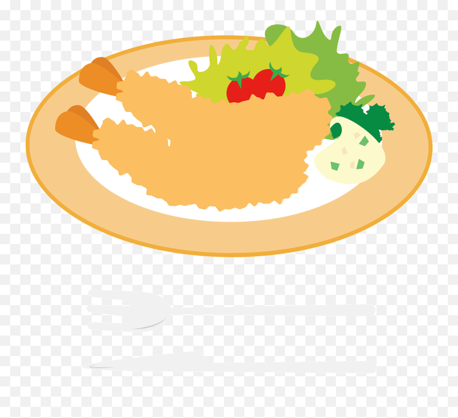 Fried Prawn Food Clipart Free Download Transparent Png - Dish Emoji,Food Clipart