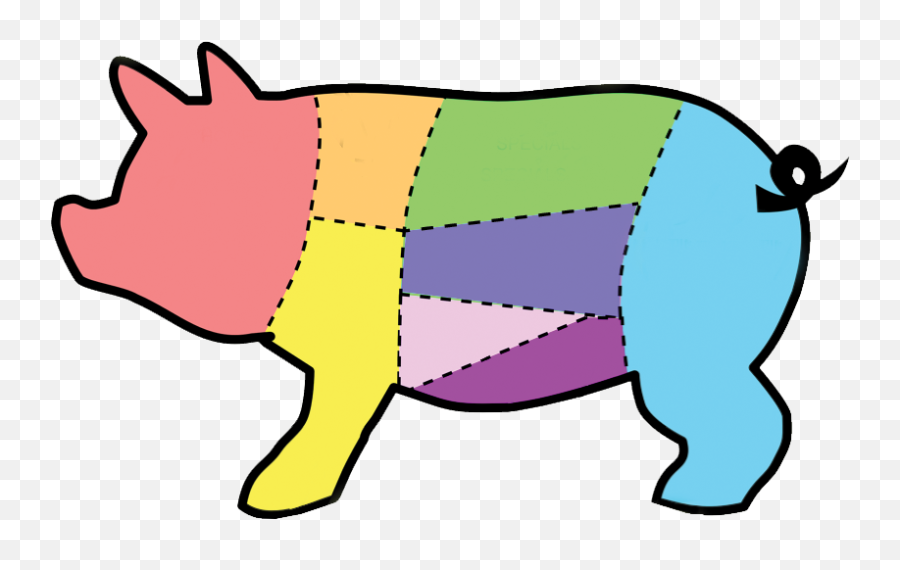 The Pork Shop Emoji,Pig Bbq Clipart