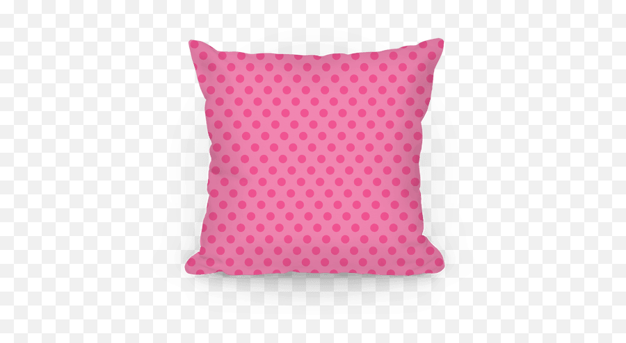 Pink Polka Dot Pattern Pillows Lookhuman Emoji,Dot Texture Png