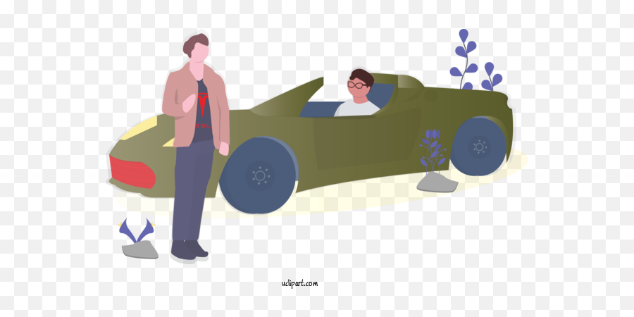 Transportation Cartoon Vehicle Car For Car - Car Clipart Emoji,Car Clipart Transparent