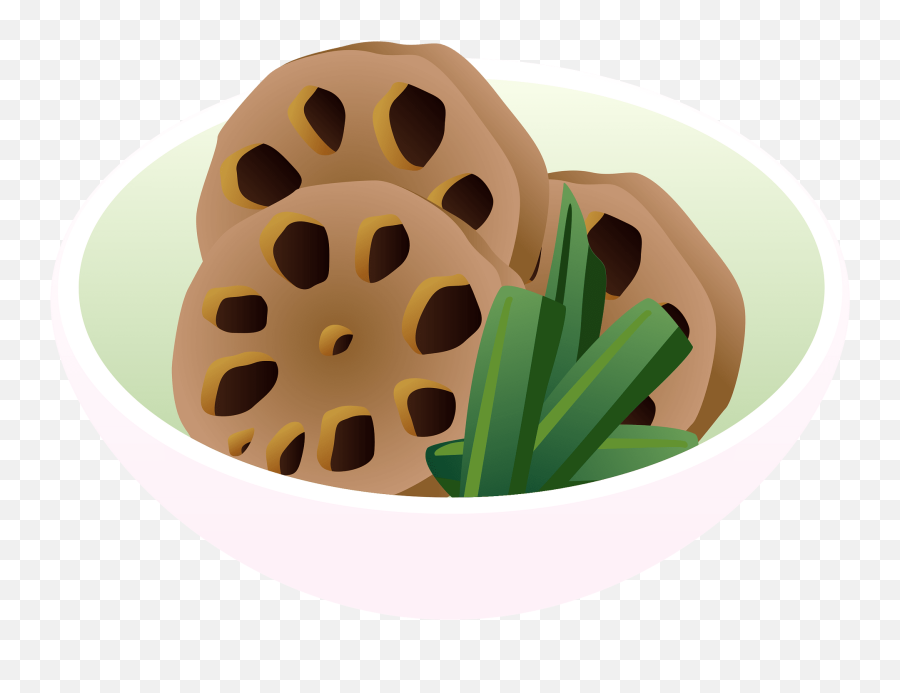 Simmered Lotus Root Food Clipart Free Download Transparent Emoji,Food Clipart Transparent