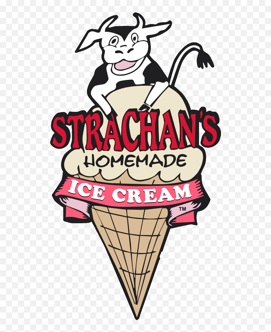 Strachans Logo Transparent - Strachans Ice Cream Logo Emoji,Ice Cream Logo