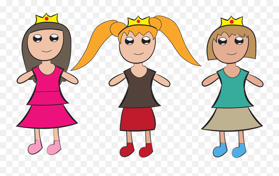 Cartoon Girl Kids - Free Vector Graphic On Pixabay Emoji,Cartoon Kids Png