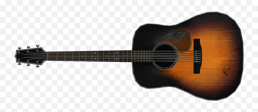 Acoustic Guitar Png Clipart - Full Size Clipart 2318745 Emoji,Guitar Outline Png
