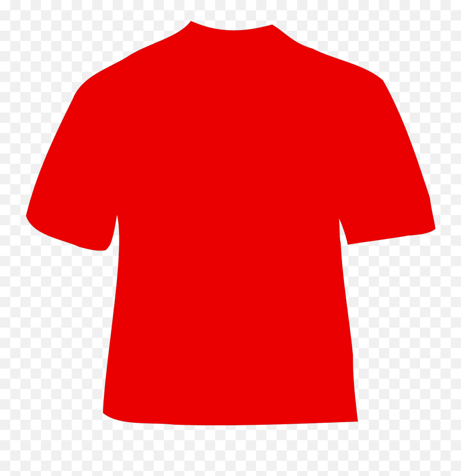 Red T Shirt Clip Art - Red T Shirt Outline Emoji,T Shirt Clipart