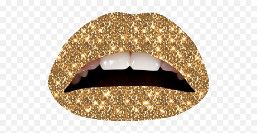 Glitter Gold Lips Png Image Background Png Arts - Jhansi Fort Emoji,Gold Glitter Png