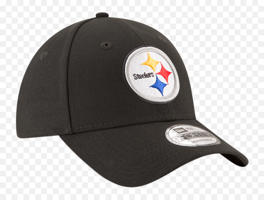 Pittsburgh Steelers New Era 940 The League Nfl Adjustable - Blazers Hat Png Emoji,Steelers Logo Black And White