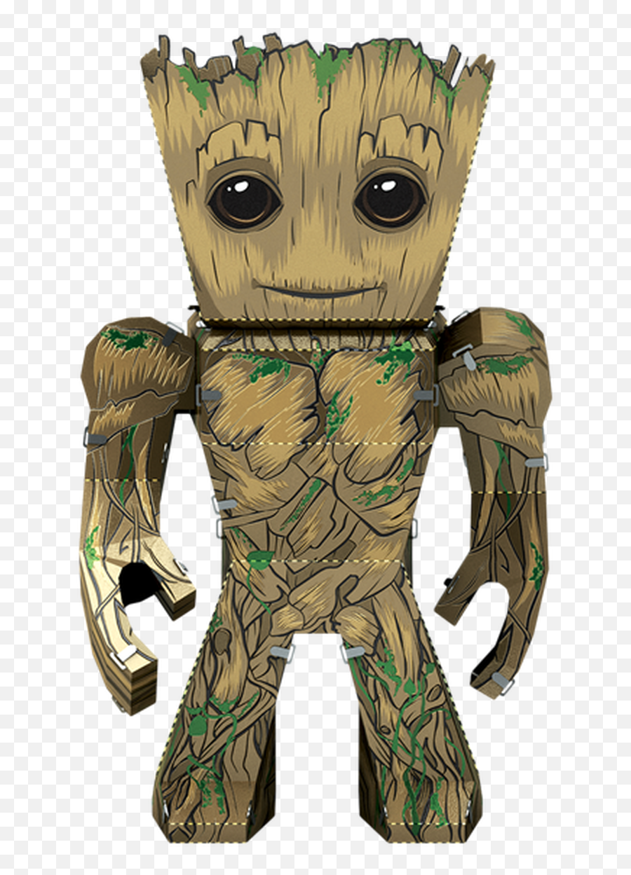 Metal Earth Guardians Of The Galaxy - Groot Groot Emoji,Guardians Of The Galaxy Logo