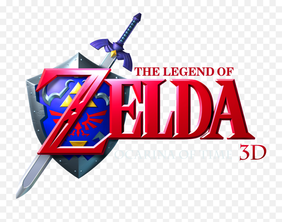 Ocarina Of Time 3d - Legend Of Zelda Ocarina Of Time 3d Logo Emoji,Zelda Logo