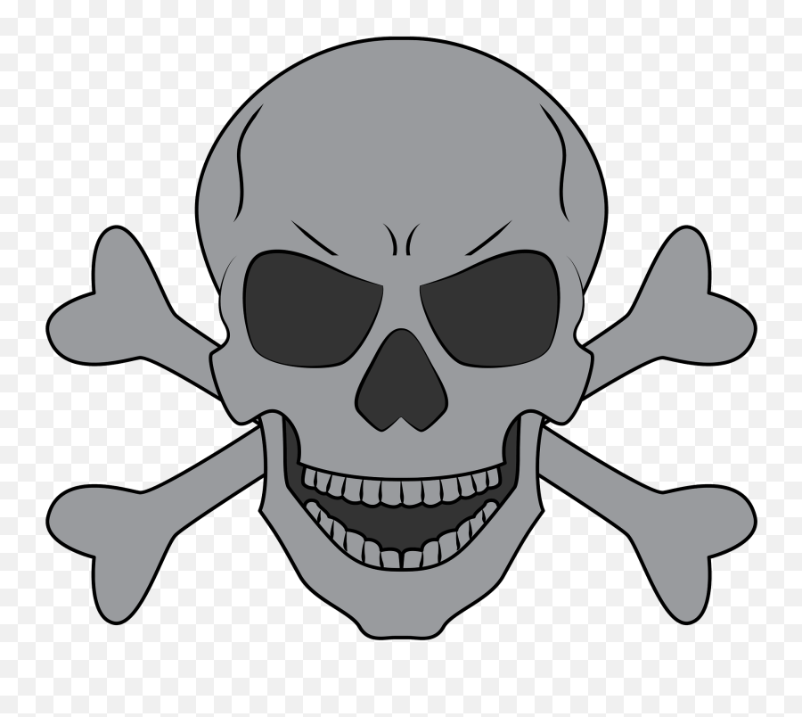 Skull And Crossbones Clipart Free Download Transparent Png - Sskull And Crossbone Clipart Emoji,Skull And Crossbones Png