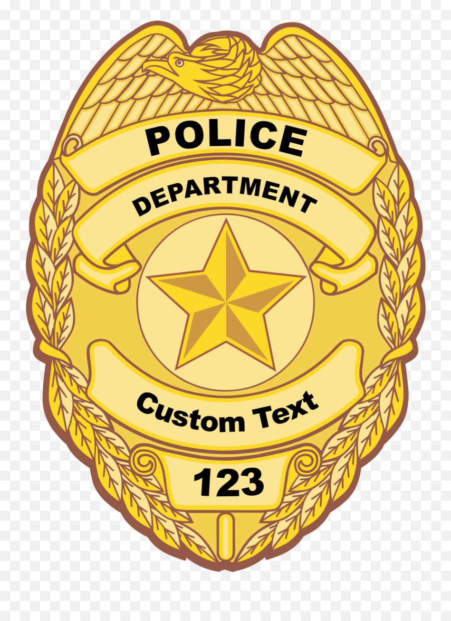 Scottu0027s Review Of Custom Silver Police Badge Sticker - Police Badge Sticker Emoji,Police Badge Clipart