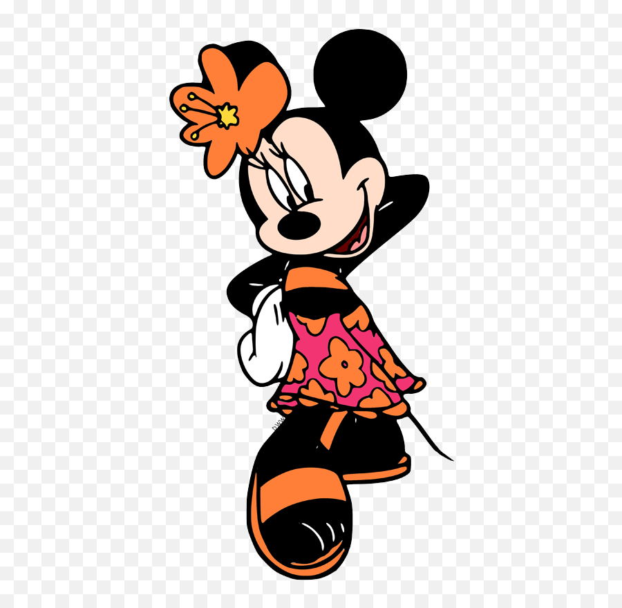 Disney Summertime Clip Art - Swimsuit Minnie Mouse Hula Emoji,Swimsuit Clipart