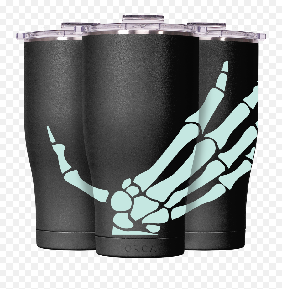 Skeleton Hand Black Chaser 27 Oz - Cylinder Emoji,Skeleton Hand Png