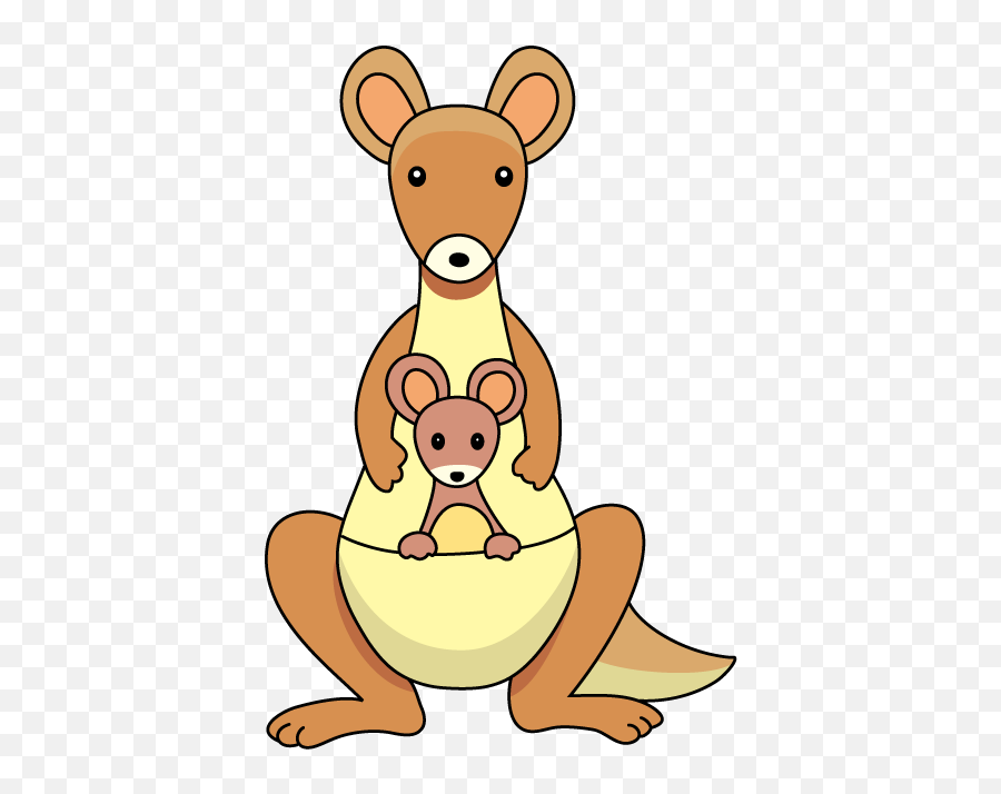 Kangaroo Clipart 5 - Kangaroo Clipart Png Emoji,Kangaroo Clipart