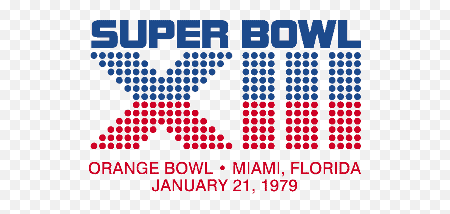 Nfl Conoce Los Logos De Todos Los Super Bowl - Nfl Super Bowl 13 Logo Emoji,Super Bowl 54 Logo
