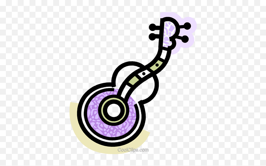 Colorful Acoustic Guitar Royalty Free Vector Clip Art Emoji,Acoustic Guitar Clipart