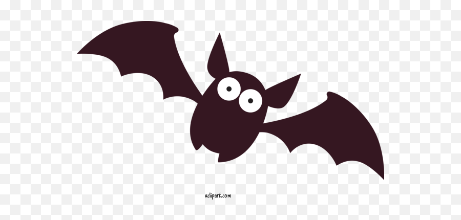 Holidays Bat Cartoon Black And White - Fictional Character Emoji,Halloween Clipart Black And White