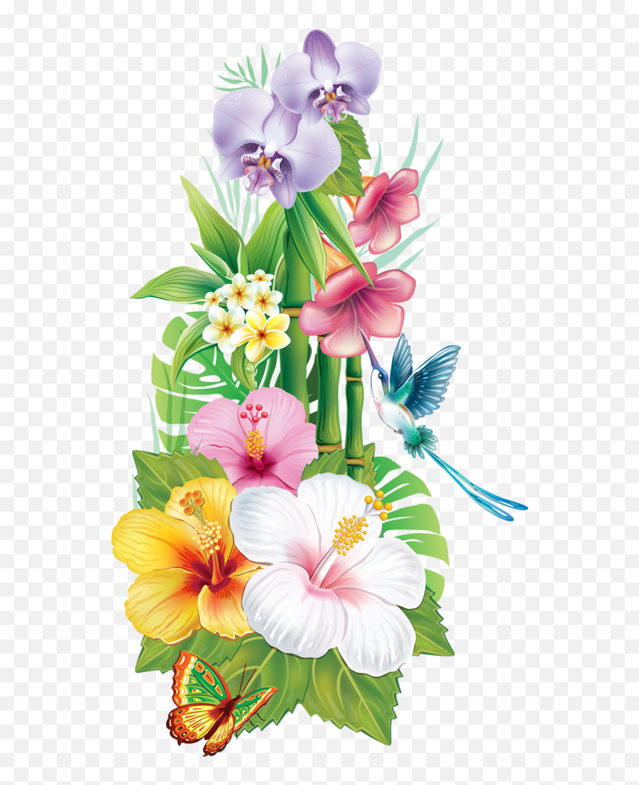 Clip Arttropical Emoji,Tropical Flower Png