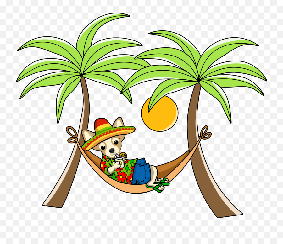 Chihuahua In Hammock Extra Large Tote - Lovethebreedcom Emoji,Kids Relax Clipart