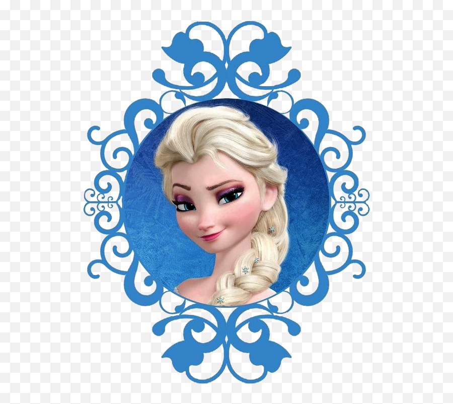 Elsa Clipart Frozen Theme Party Frozen Birthday Theme - Elsa Frozen Logo Png Emoji,Elsa Clipart