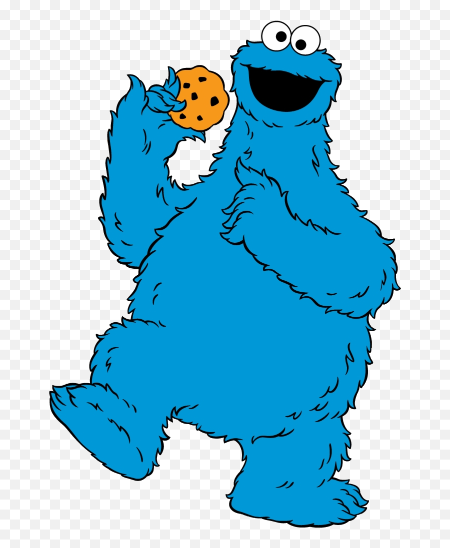 Cookie Monster Png Transparent Png - Cartoon Sesame Street Cookie Monster Emoji,Monster Png