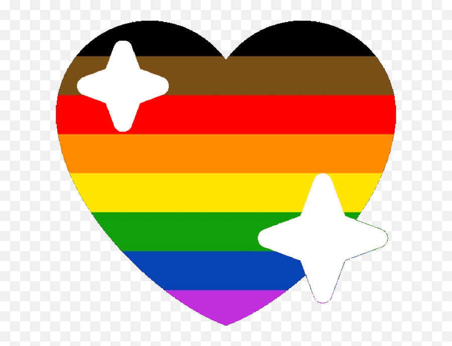 Poc Lgbtq Pride Sparkle Heart Discord Emoji - Pride Discord Pride Sparkle Heart,Discord Emojis Transparent