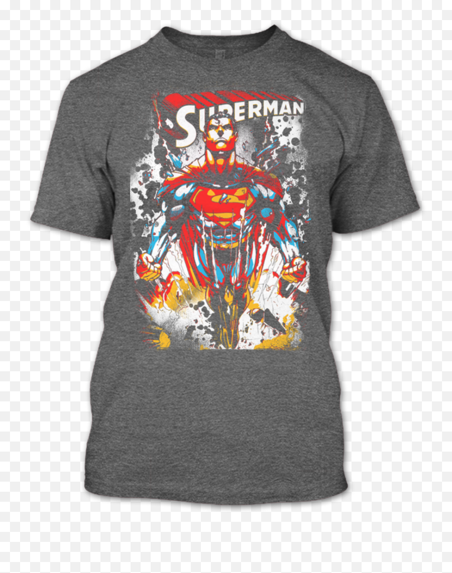 Steel Oil Rig Scene Superman T Shirt - T Shirt Jason Emoji,Man Of Steel Logo