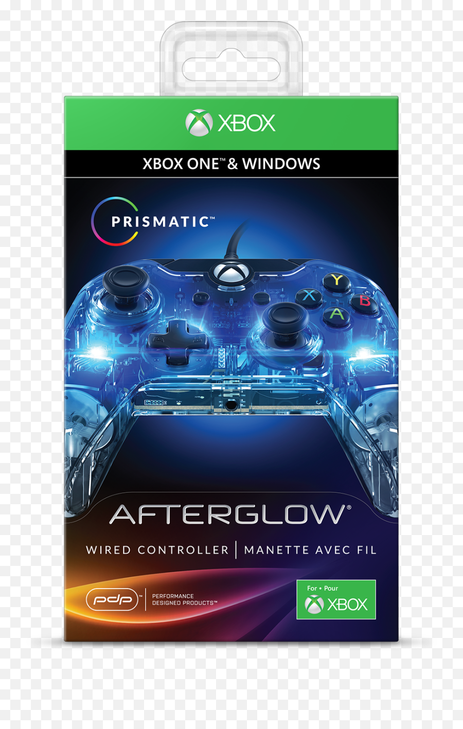 Pdp Afterglow Prismatic Xbox One Wired Controller Multiple Emoji,Controller Logo