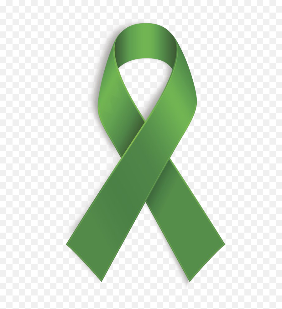 Green Ribbon Mental Health Awareness - Transparent Green Ribbon Emoji,Mental Health Clipart