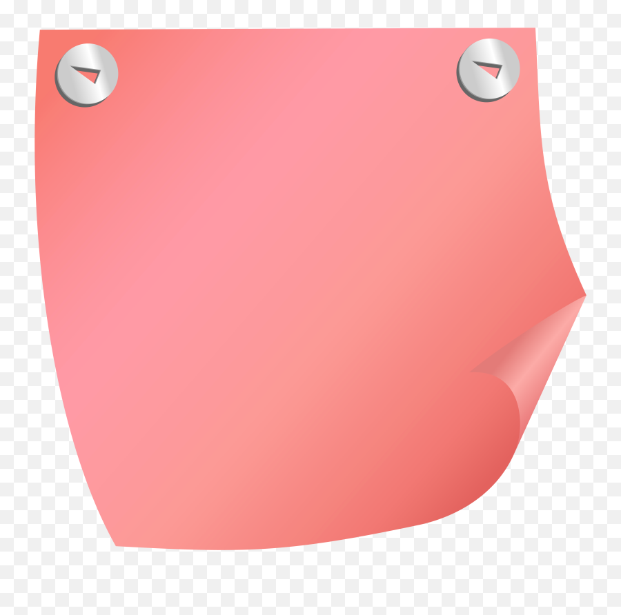 Pink Sticky Notes Png Transparent - Clipart Cute Sticky Note Png Emoji,Sticky Note Clipart