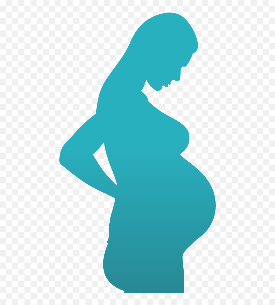 Pregnancy Silhouette Gestational Diabetes Clip Art - Silloutte Of A Pregnant Woman Emoji,Diabetes Clipart