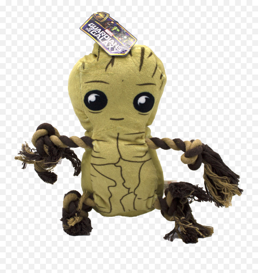 Marvel Comics Guardians Of The Galaxy Groot Rope Knot Buddy - Fictional Character Emoji,Guardians Of The Galaxy Logo