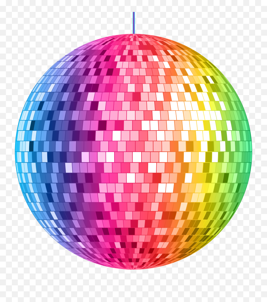 Disco Ball Png Clipart - Transparent Background Disco Ball Vector Png Emoji,Balls Clipart